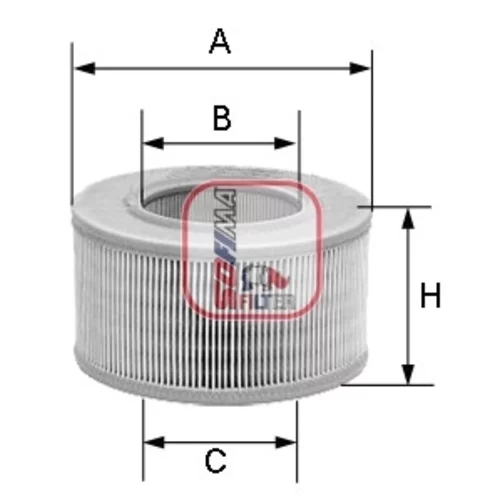 Vzduchový filter SOFIMA S 2460 A