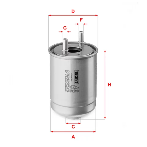 Palivový filter SOFIMA S 4113 NR