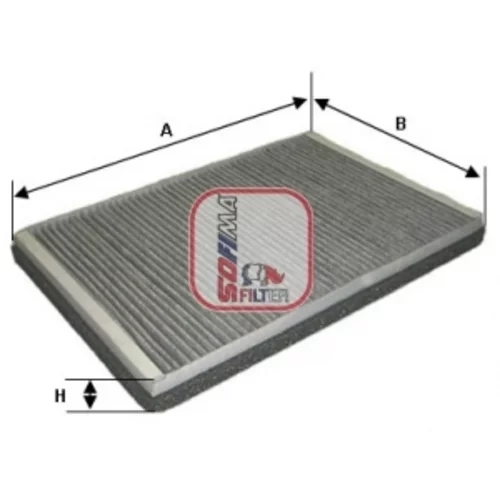 Filter vnútorného priestoru SOFIMA S 4123 CA