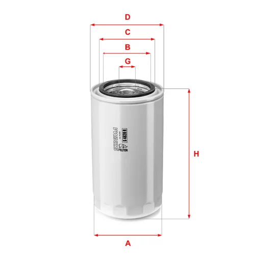 Olejový filter SOFIMA S 4820 R