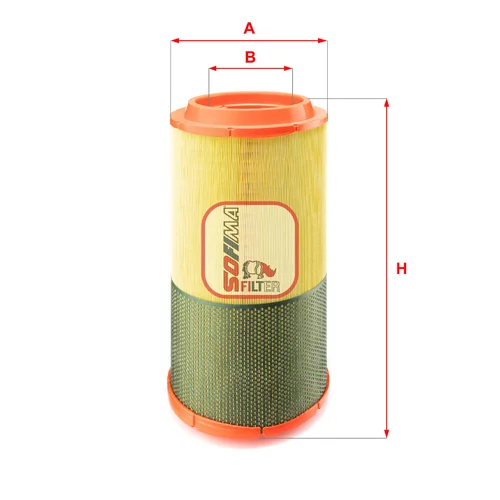Vzduchový filter SOFIMA S 7A23 A