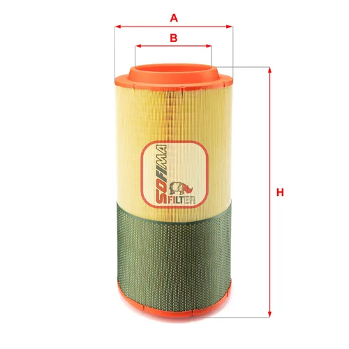 Vzduchový filter S 7A50 A /SOFIMA/