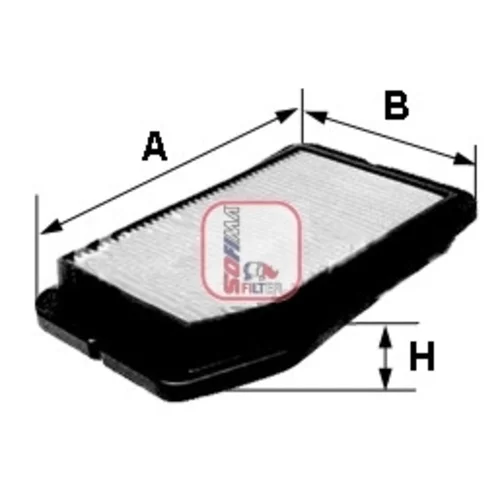 Vzduchový filter SOFIMA S 3255 A