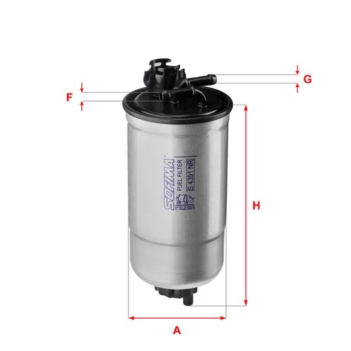 Palivový filter SOFIMA S 4331 NR