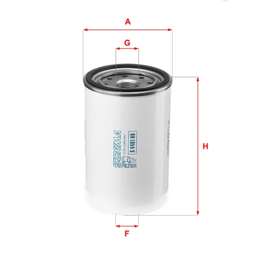 Palivový filter SOFIMA S 4461 NR