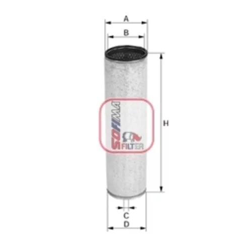 Filter sekundárneho vzduchu SOFIMA S 7611 A