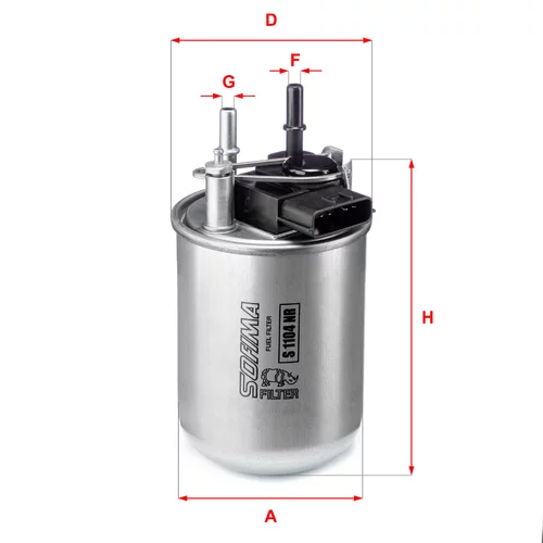 Palivový filter SOFIMA S 1104 NR