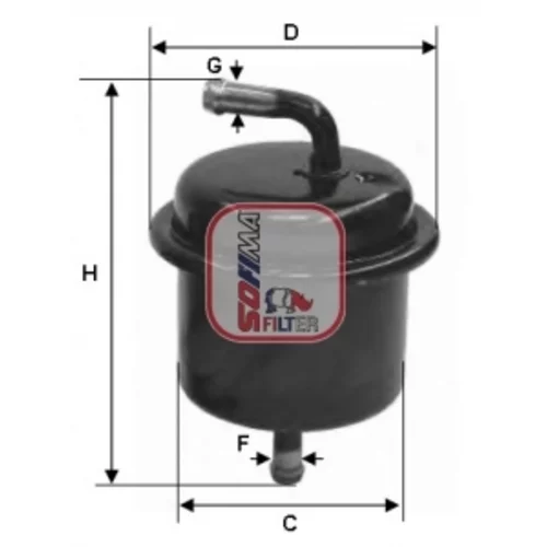 Palivový filter SOFIMA S 1543 B