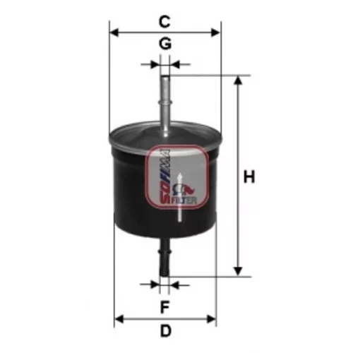 Palivový filter SOFIMA S 1627 B
