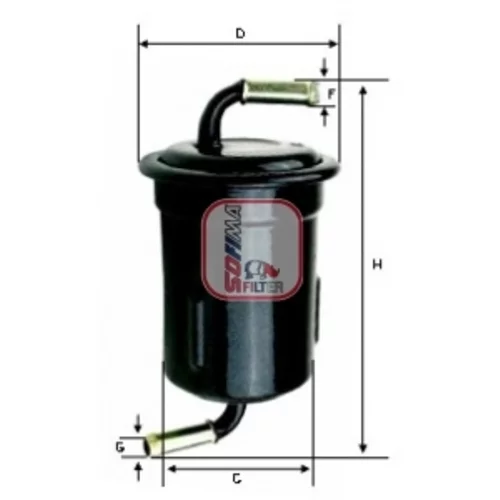 Palivový filter SOFIMA S 1715 B
