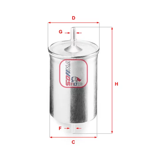 Palivový filter SOFIMA S 1718 B