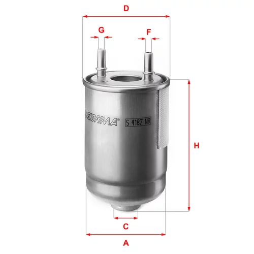 Palivový filter SOFIMA S 4187 NR