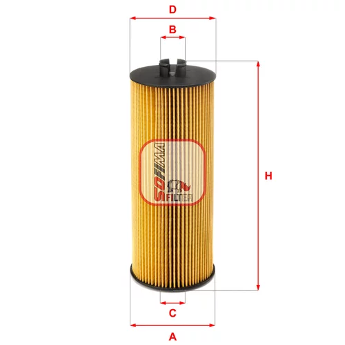 Olejový filter SOFIMA S 5036 PE