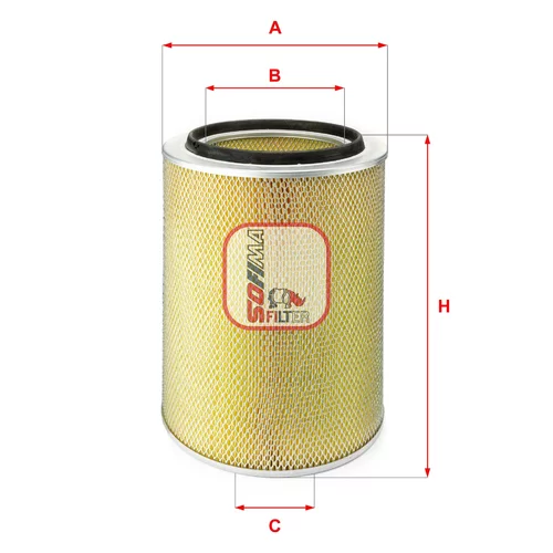 Vzduchový filter SOFIMA S 8570 A