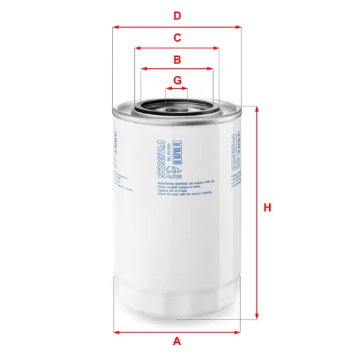 Olejový filter SOFIMA S 9710 R