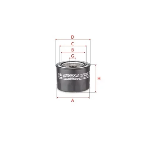 Olejový filter SOFIMA S 3264 R
