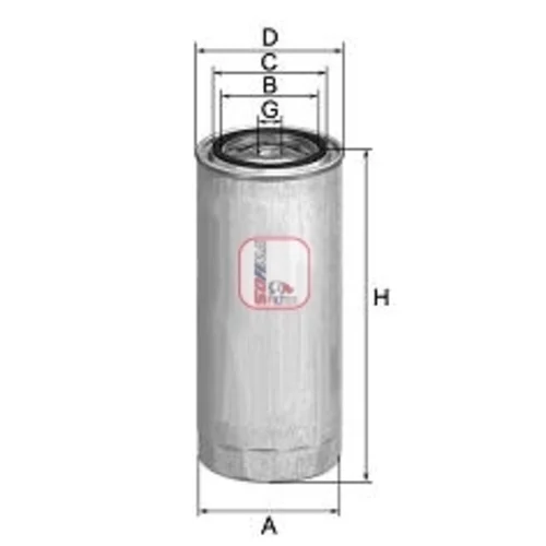 Palivový filter SOFIMA S 4372 NR