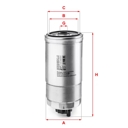 Palivový filter SOFIMA S 4408 NR