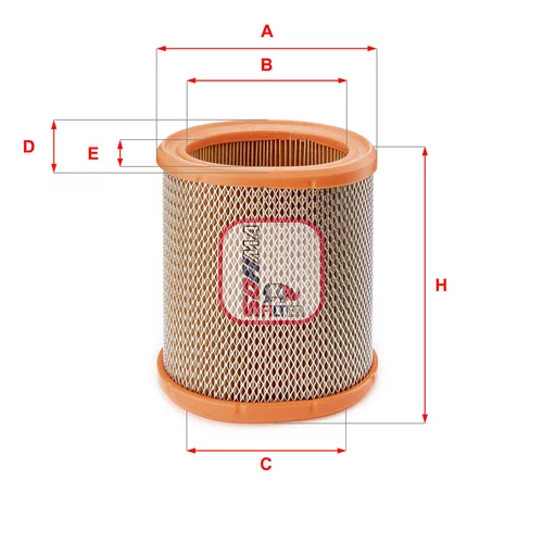 Vzduchový filter SOFIMA S 7258 A