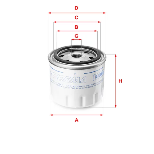 Hydraulický filter automatickej prevodovky SOFIMA S 8300 R