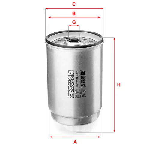 Palivový filter SOFIMA S 9960 NC