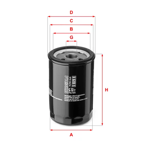 Olejový filter SOFIMA S 0320 R