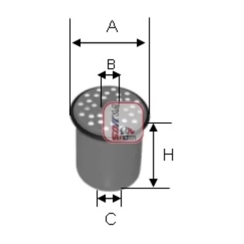 Palivový filter SOFIMA S 0911 NC