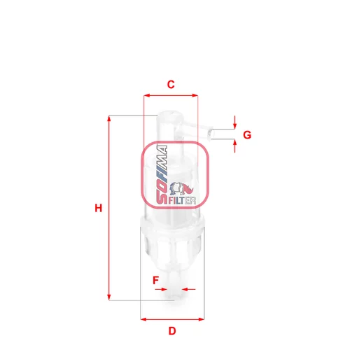 Palivový filter SOFIMA S 1013 B