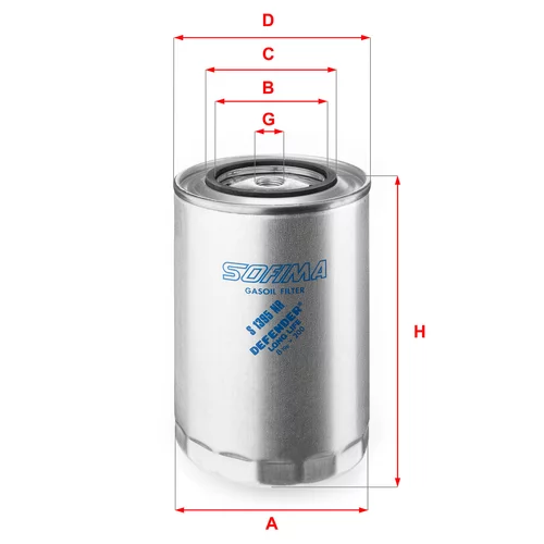 Palivový filter SOFIMA S 1395 NR