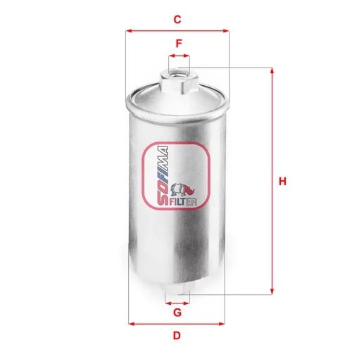 Palivový filter SOFIMA S 1504 B