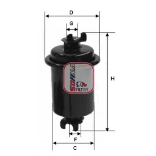 Palivový filter SOFIMA S 1550 B