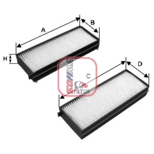 Filter vnútorného priestoru SOFIMA S 3121 C