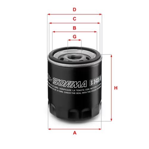 Olejový filter SOFIMA S 3435 R