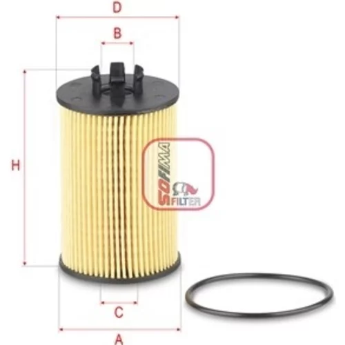 Olejový filter SOFIMA S 5323 PE