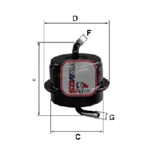 Palivový filter SOFIMA S 1565 B