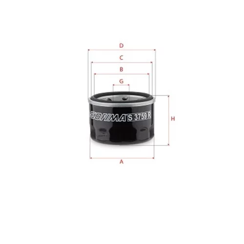 Olejový filter SOFIMA S 3759 R