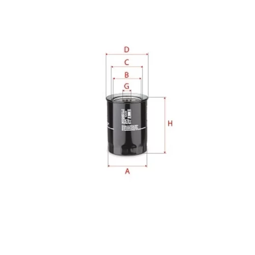Olejový filter SOFIMA S 3900 R