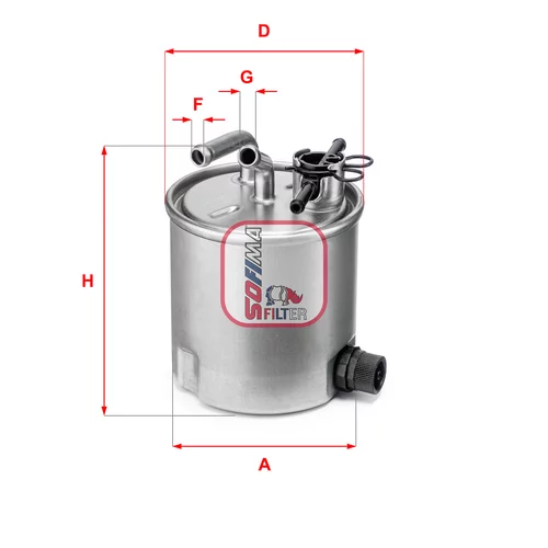 Palivový filter SOFIMA S 5394 GC