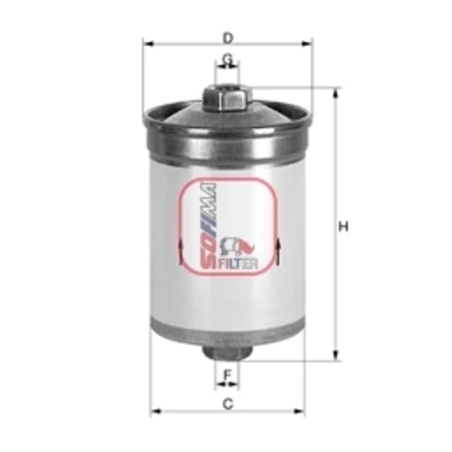 Palivový filter SOFIMA S 1531 B