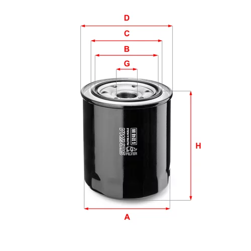 Olejový filter SOFIMA S 3248 DR