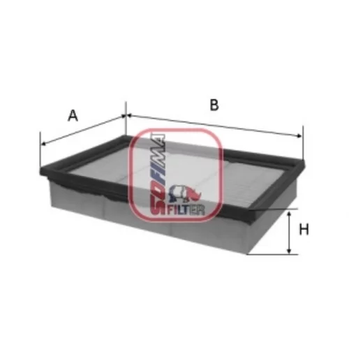 Vzduchový filter SOFIMA S 3396 A