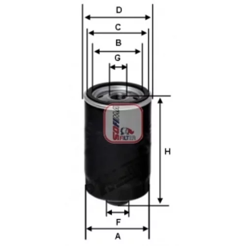 Olejový filter SOFIMA S 3462 R