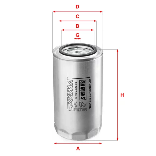 Palivový filter SOFIMA S 4999 NR