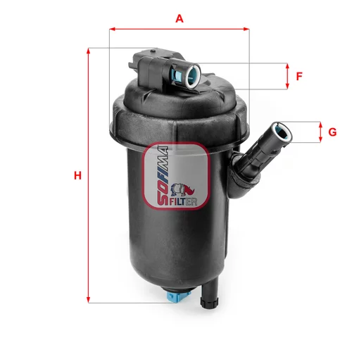 Palivový filter SOFIMA S 5139 GC