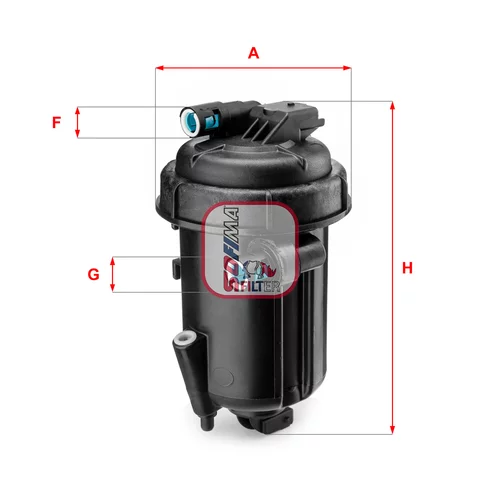 Palivový filter SOFIMA S 5163 GC