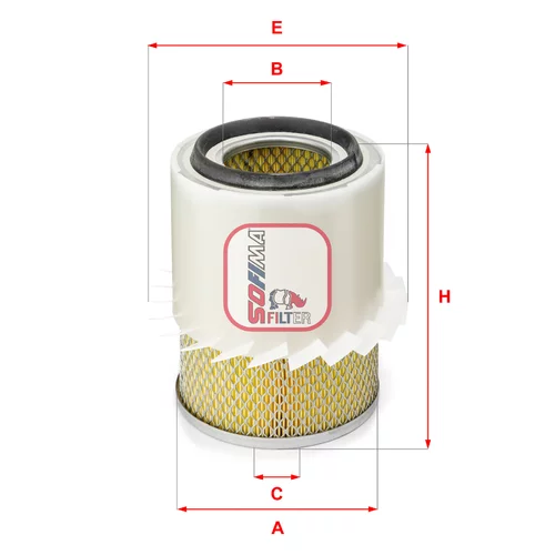 Vzduchový filter SOFIMA S 7282 A