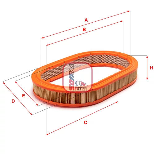 Vzduchový filter SOFIMA S 7520 A