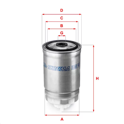 Palivový filter SOFIMA S 8501 NR