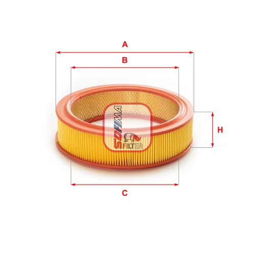 Vzduchový filter SOFIMA S 0660 A