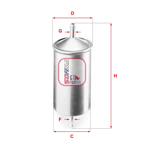 Palivový filter SOFIMA S 1501 B